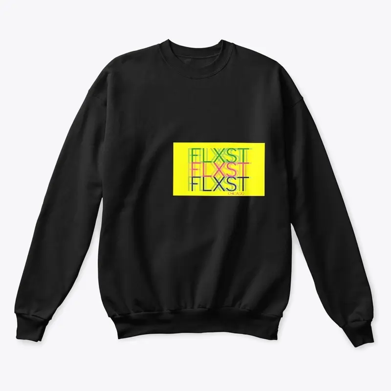 FLXST Yellow Logo Unisex Sweatshirt